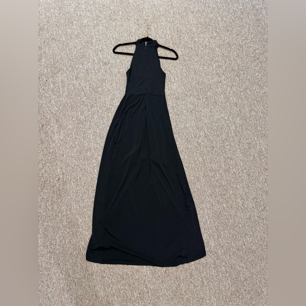 Venus Hi-Low Maxi Dress in black, size XS - Picture 3 of 6